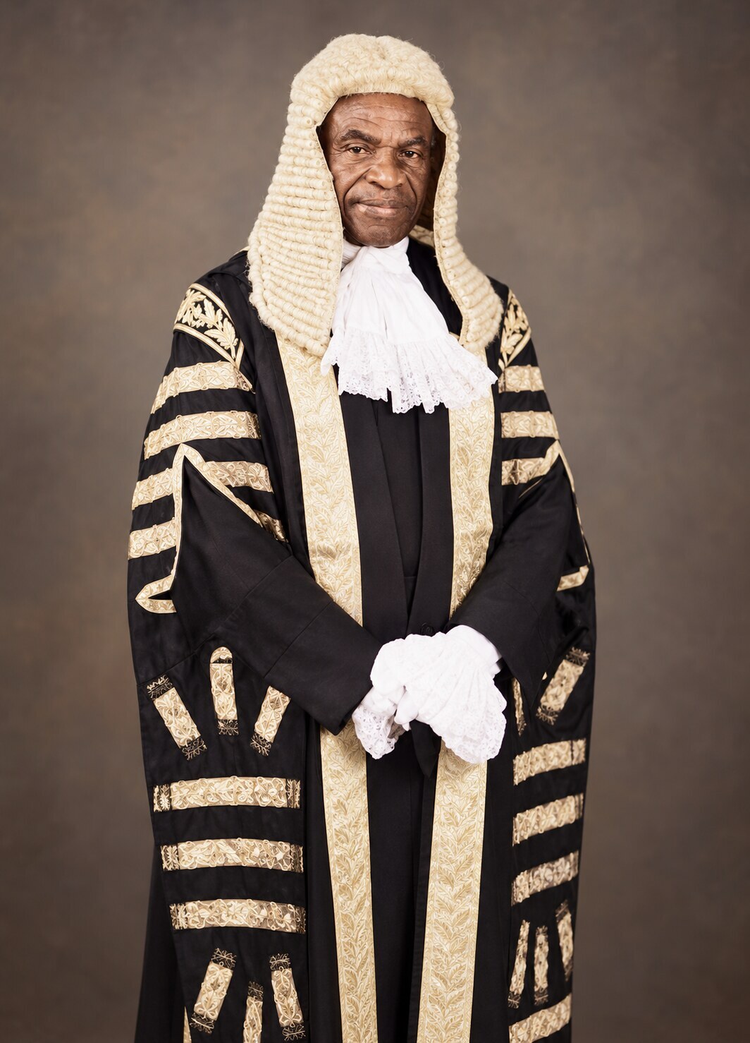 Senior Nigerian legal practitioner in ceremonial attire