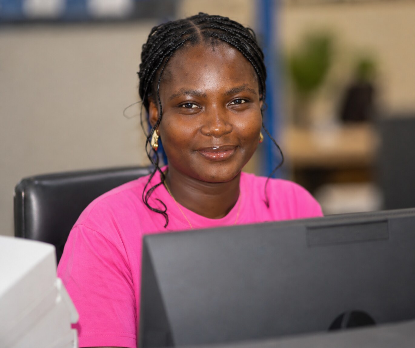 Administrative professional at work